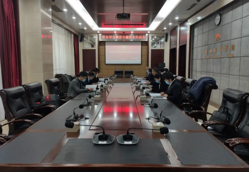 爱发体育官网 温泉集团党委班子召开党史学习教育专题民主生活会